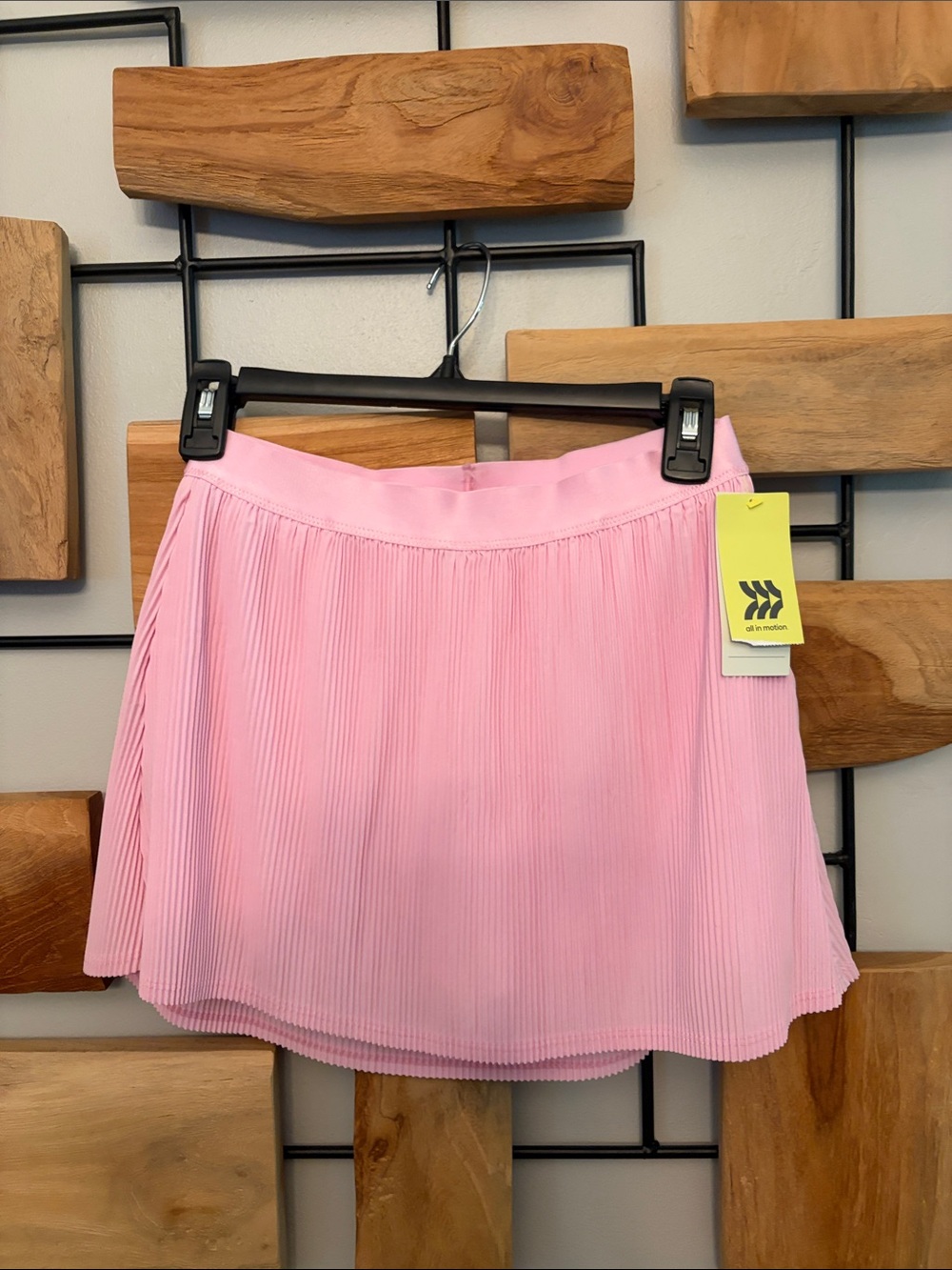 all in motion Pink Pleated Girls' Skirt